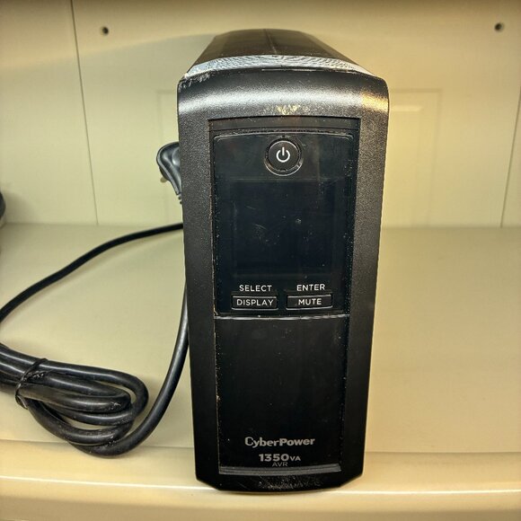 CyberPower 1350AVR 1350VA CP1350AVRLCD 9-Outlet LCD UPS System No Battery - Picture 1 of 7